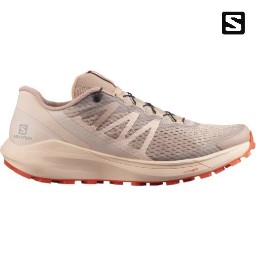 Sapatilhas Trail Running Salomon Sense Ride 4 Feminino Coral | PT F38795